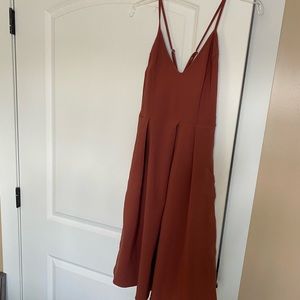 Deep rose dress